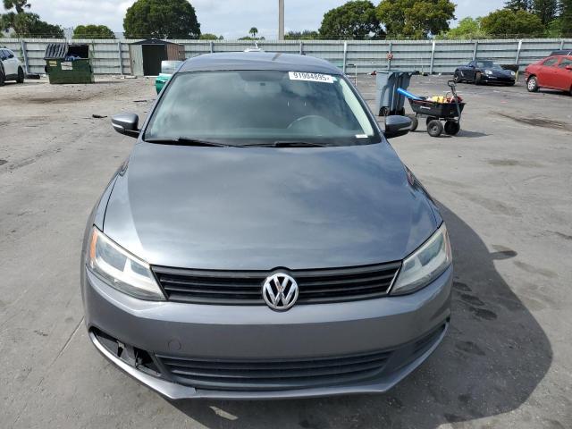 3VWDP7AJXCM324259 - 2012 VOLKSWAGEN JETTA SE GRAY photo 5