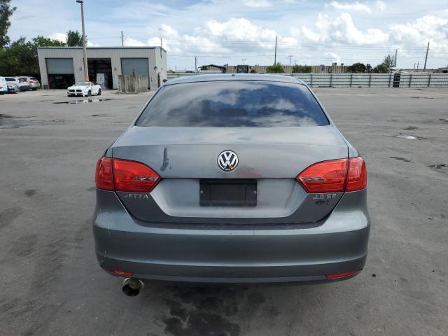 3VWDP7AJXCM324259 - 2012 VOLKSWAGEN JETTA SE GRAY photo 6