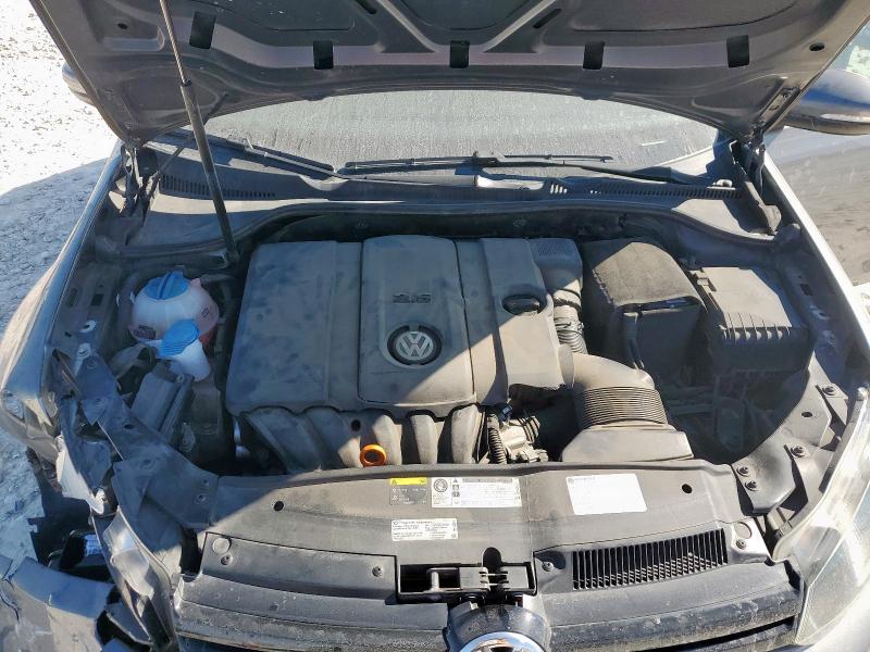 WVWDB7AJ2DW125516 - 2013 VOLKSWAGEN GOLF GRAY photo 11