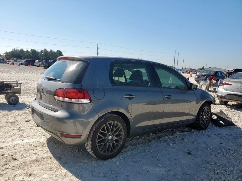 WVWDB7AJ2DW125516 - 2013 VOLKSWAGEN GOLF GRAY photo 3