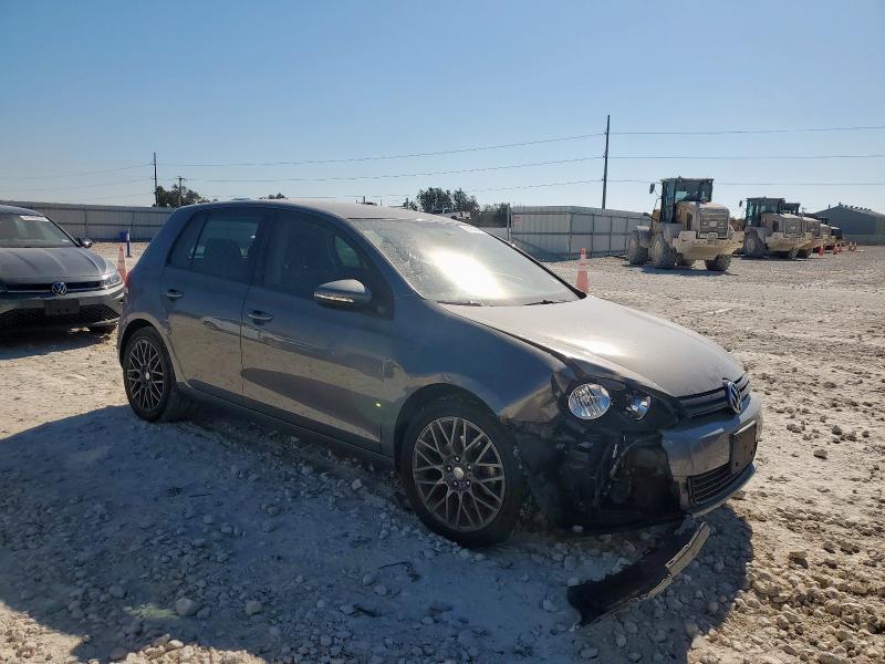 WVWDB7AJ2DW125516 - 2013 VOLKSWAGEN GOLF GRAY photo 4