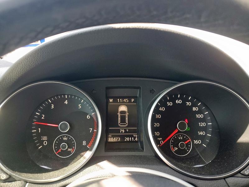 WVWDB7AJ2DW125516 - 2013 VOLKSWAGEN GOLF GRAY photo 9