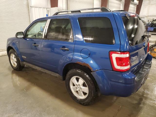 1FMCU031X8KA08737 - 2008 FORD ESCAPE XLT 蓝色 照片 2