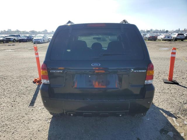 1FMCU49HX7KB97836 - 2007 FORD ESCAPE HEV BLACK photo 6