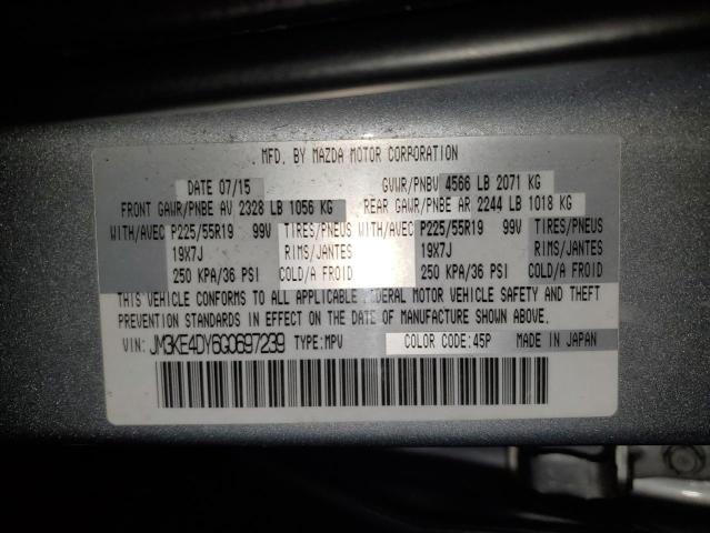 JM3KE4DY6G0697239 - 2016 MAZDA CX-5 GT 银色 照片 13