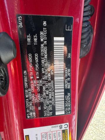 JTEBU5JRXF5249999 - 2015 TOYOTA 4RUNNER SR5/SR5 PREMIUM Qırmızı foto 13