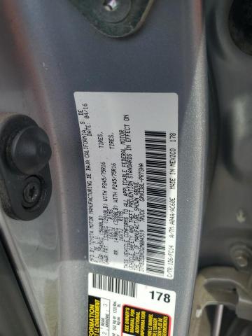 3TMBZ5DN3GM004519 - 2016 TOYOTA TACOMA DOUBLE CAB Srebrny zdjęcie 12