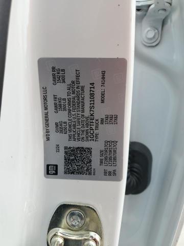 1GCPTFEK7S1108714 - 2025 CHEVROLET COLORADO ZR2 WHITE photo 12