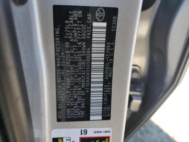 4T1DAACKXSU509084 - 2025 TOYOTA CAMRY XSE ვერცხლისფერი ფოტო 13