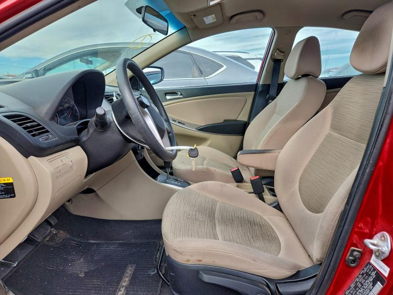 KMHCT4AE6HU355860 - 2017 HYUNDAI ACCENT SE 红色 照片 7