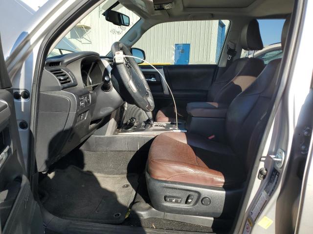 JTEBU5JR3E5164288 - 2014 TOYOTA 4RUNNER SR5 SILVER photo 7