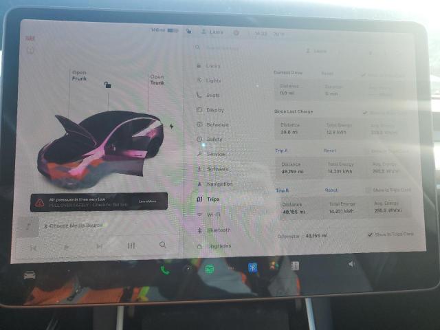 5YJYGDEE1LF022797 - 2020 TESLA MODEL Y 黑色 照片 9