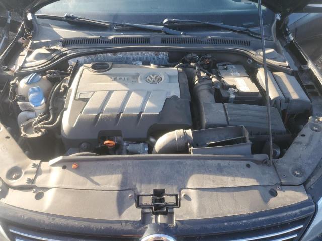 3VWLL7AJXDM287920 - 2013 VOLKSWAGEN JETTA TDI BLACK photo 11