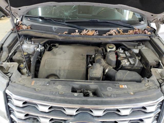 1FM5K8F84HGA16745 - 2017 FORD EXPLORER LIMITED Сріблястий фото 12