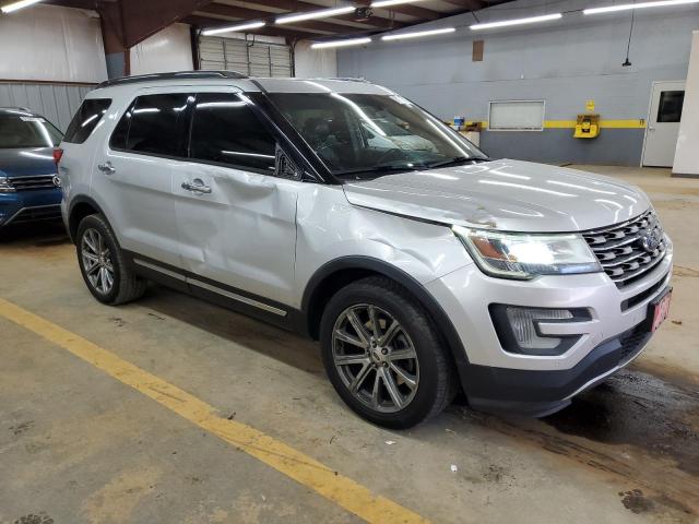 1FM5K8F84HGA16745 - 2017 FORD EXPLORER LIMITED Сріблястий фото 4