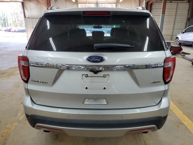 1FM5K8F84HGA16745 - 2017 FORD EXPLORER LIMITED Сріблястий фото 6