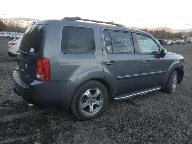 5FNYF4H59EB017588 - 2014 HONDA PILOT EXL GRAY photo 3