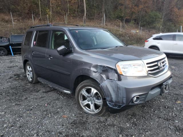 5FNYF4H59EB017588 - 2014 HONDA PILOT EXL GRAY photo 4