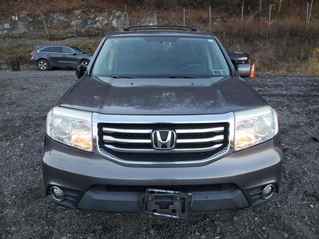 5FNYF4H59EB017588 - 2014 HONDA PILOT EXL GRAY photo 5