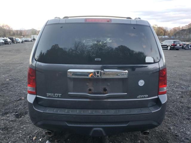 5FNYF4H59EB017588 - 2014 HONDA PILOT EXL GRAY photo 6