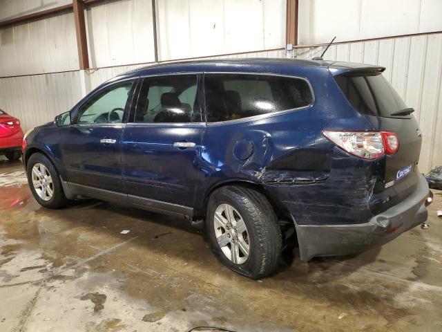 1GNKRGED3BJ352612 - 2011 CHEVROLET TRAVERSE LT BLUE photo 2
