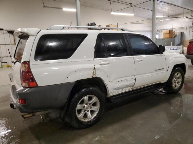 JTEBT14R348009339 - 2004 TOYOTA 4RUNNER SR5 WHITE photo 3