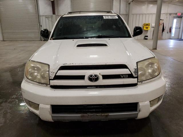 JTEBT14R348009339 - 2004 TOYOTA 4RUNNER SR5 WHITE photo 5