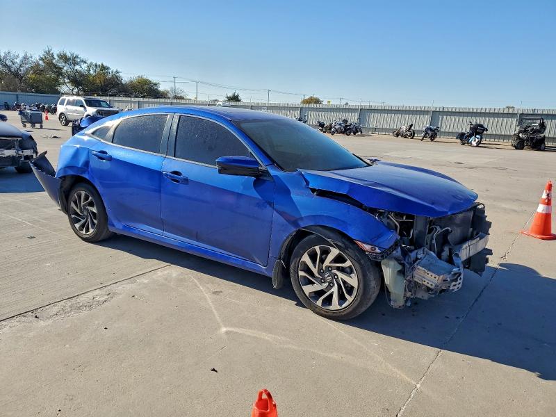 19XFC2F84HE074583 - 2017 HONDA CIVIC EX BLUE photo 4