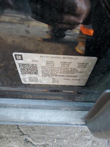 1GNERGKW2KJ293328 - 2019 CHEVROLET TRAVERSE LT 黑色 照片 13