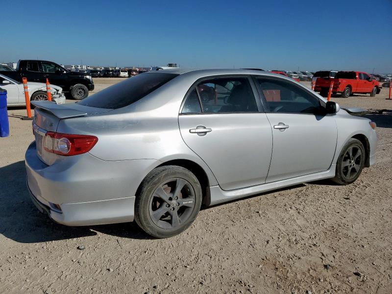 2T1BU4EE1BC609289 - 2011 TOYOTA COROLLA BASE SILVER photo 3