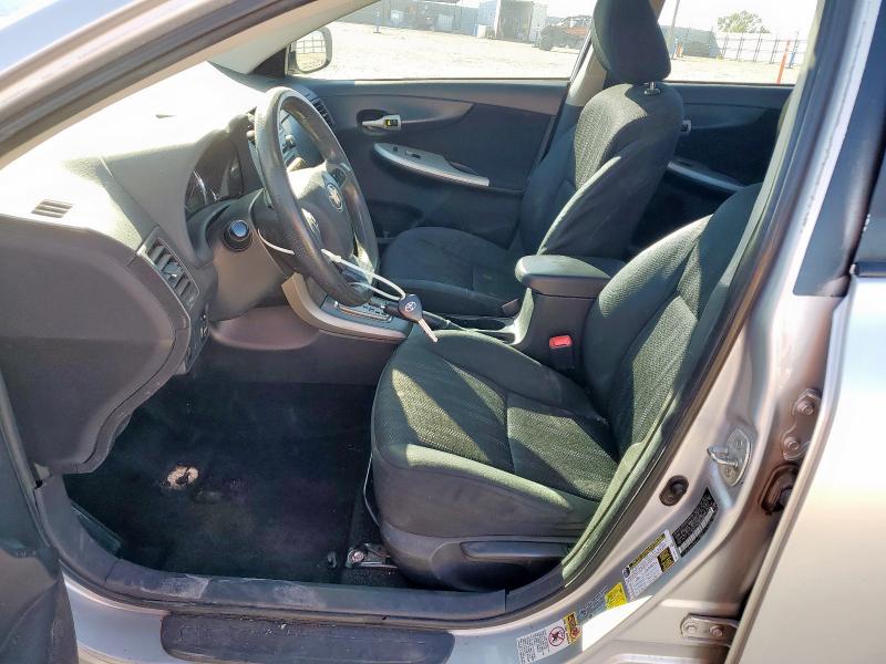 2T1BU4EE1BC609289 - 2011 TOYOTA COROLLA BASE SILVER photo 7