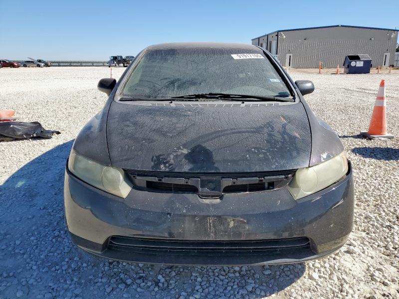 1HGFA16568L065382 - 2008 HONDA CIVIC LX BLACK photo 5
