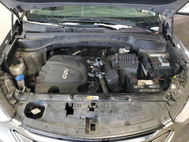 5XYZUDLB1DG011864 - 2013 HYUNDAI SANTA FE S GRAY photo 12