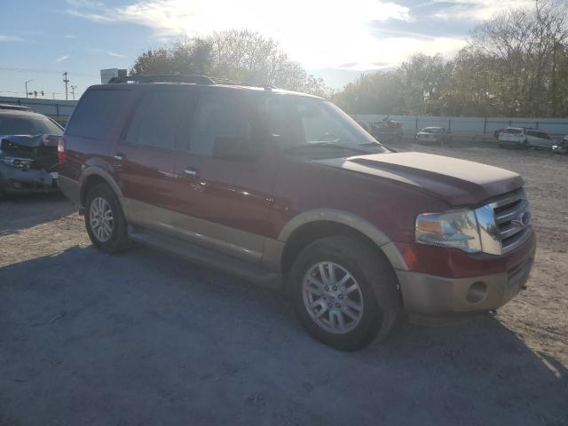 1FMJU1J56EEF62516 - 2014 FORD EXPEDITION XLT BURGUNDY photo 4