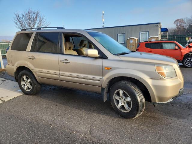 5FNYF18507B011129 - 2007 HONDA PILOT EXL BEIGE photo 4
