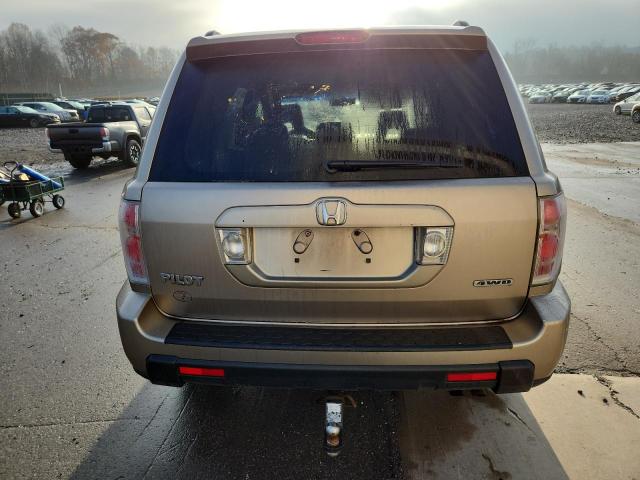 5FNYF18507B011129 - 2007 HONDA PILOT EXL BEIGE photo 6