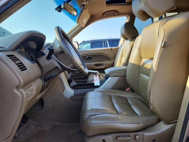 5FNYF18507B011129 - 2007 HONDA PILOT EXL BEIGE photo 7