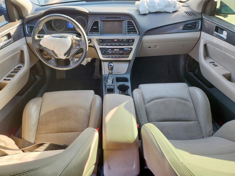 5NPE34AF4GH434037 - 2016 HYUNDAI SONATA SPORT BLUE photo 8