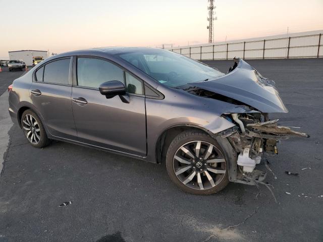 2HGFB2F95FH512736 - 2015 HONDA CIVIC EXL CHARCOAL photo 4