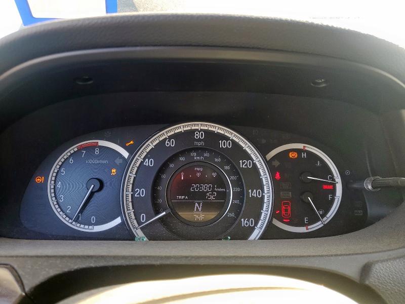 1HGCR2F76GA009410 - 2016 HONDA ACCORD EX BLACK photo 9