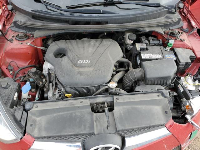 KMHTC6AD8DU146276 - 2013 HYUNDAI VELOSTER RED photo 11
