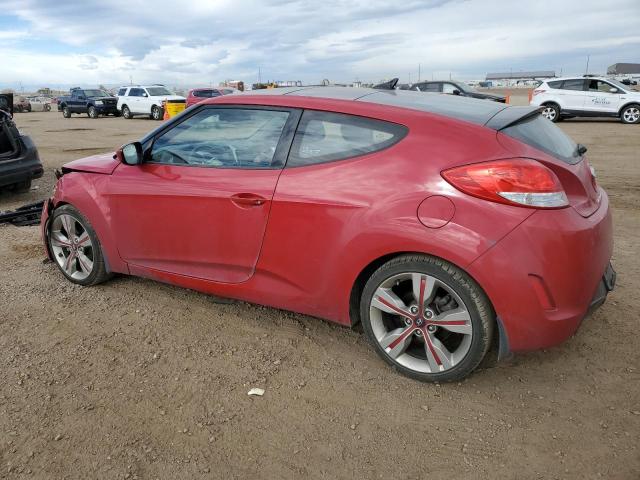 KMHTC6AD8DU146276 - 2013 HYUNDAI VELOSTER RED photo 2