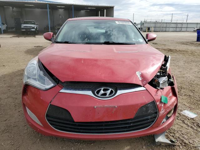 KMHTC6AD8DU146276 - 2013 HYUNDAI VELOSTER RED photo 5
