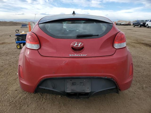KMHTC6AD8DU146276 - 2013 HYUNDAI VELOSTER RED photo 6