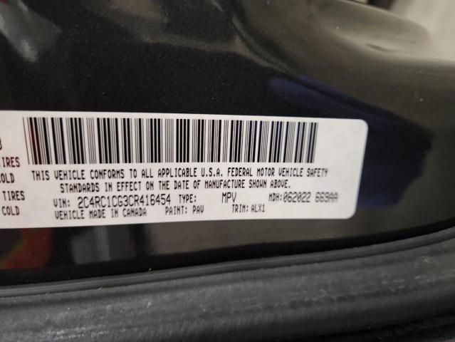 2C4RC1CG3CR416454 - 2012 CHRYSLER TOWN & COU TOURING L CHARCOAL photo 13