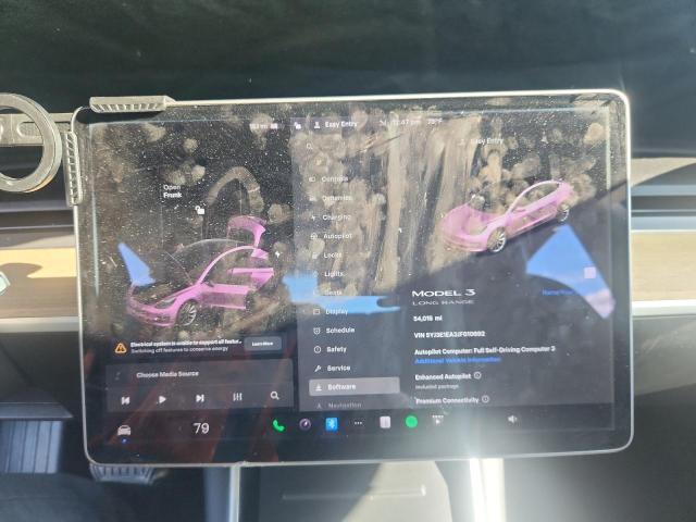 5YJ3E1EA3JF010692 - 2018 TESLA MODEL 3 Чорний фото 9