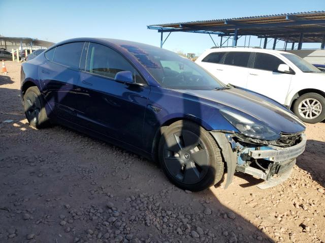 5YJ3E1EA7PF477669 - 2023 TESLA MODEL 3 蓝色 照片 4