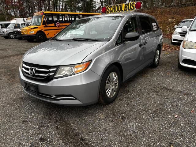 5FNRL5H29GB126032 - 2016 HONDA ODYSSEY LX GRAY photo 2