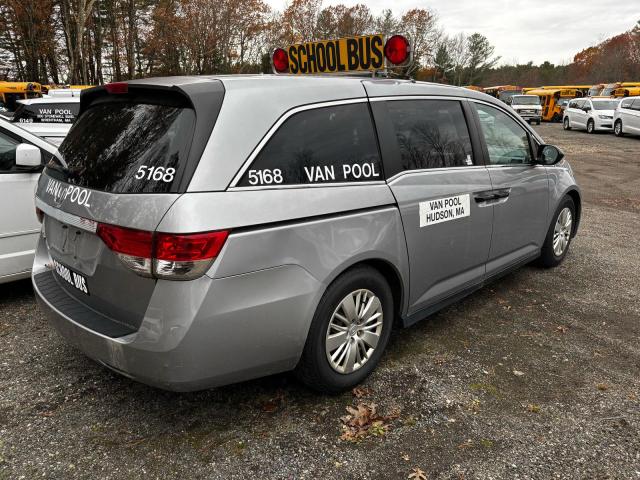 5FNRL5H29GB126032 - 2016 HONDA ODYSSEY LX GRAY photo 4