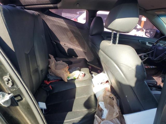 KMHTC6AE2FU235921 - 2015 HYUNDAI VELOSTER TURBO BLACK photo 10